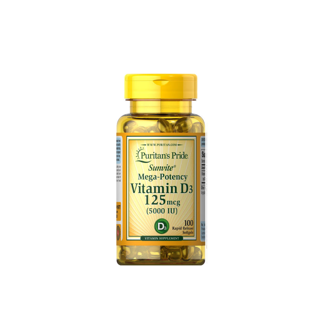 Puritan’s Pride Vitamin D3 Bevy Beauty