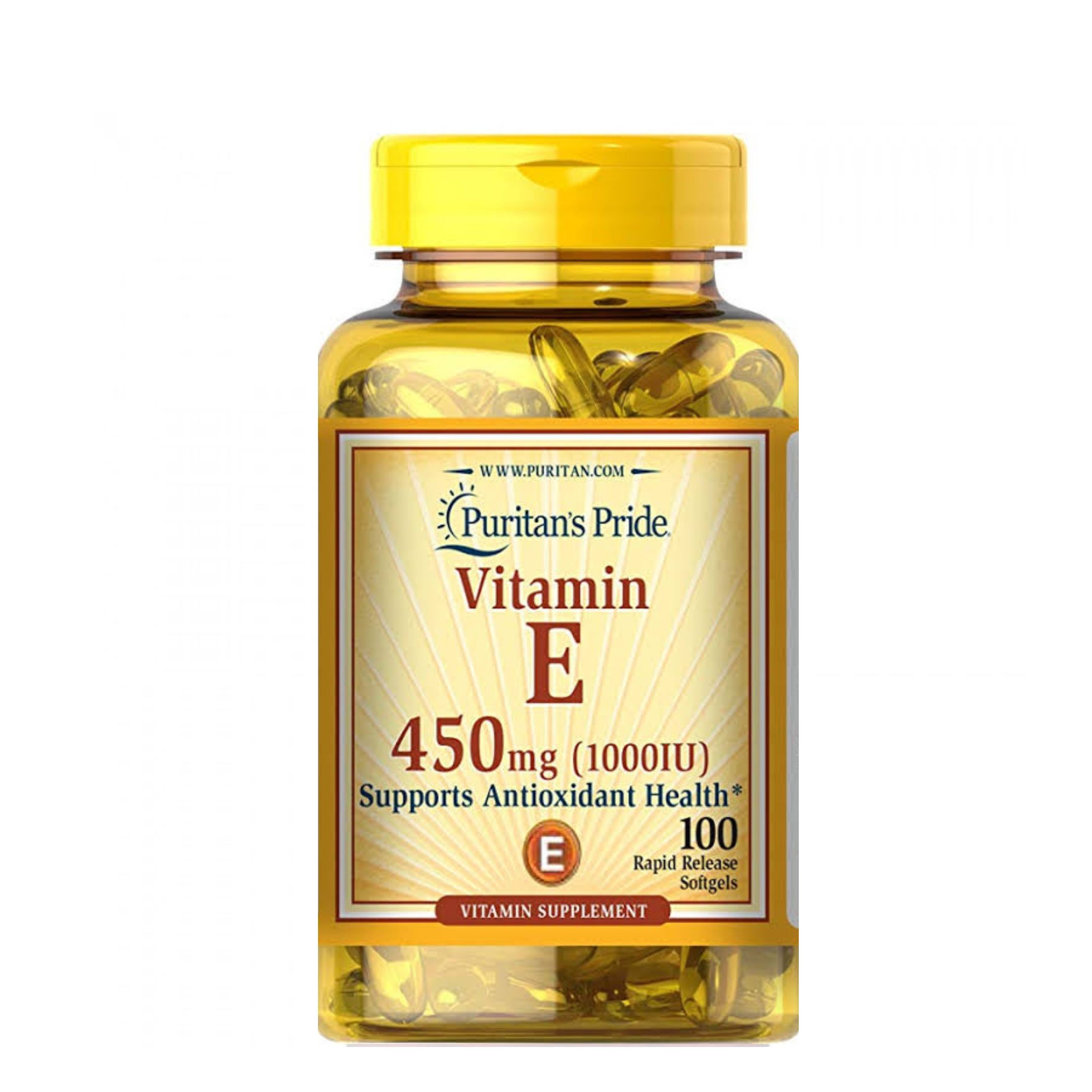 Puritan s Pride Vitamin E 1000IU 100 Softgel Bevy Beauty