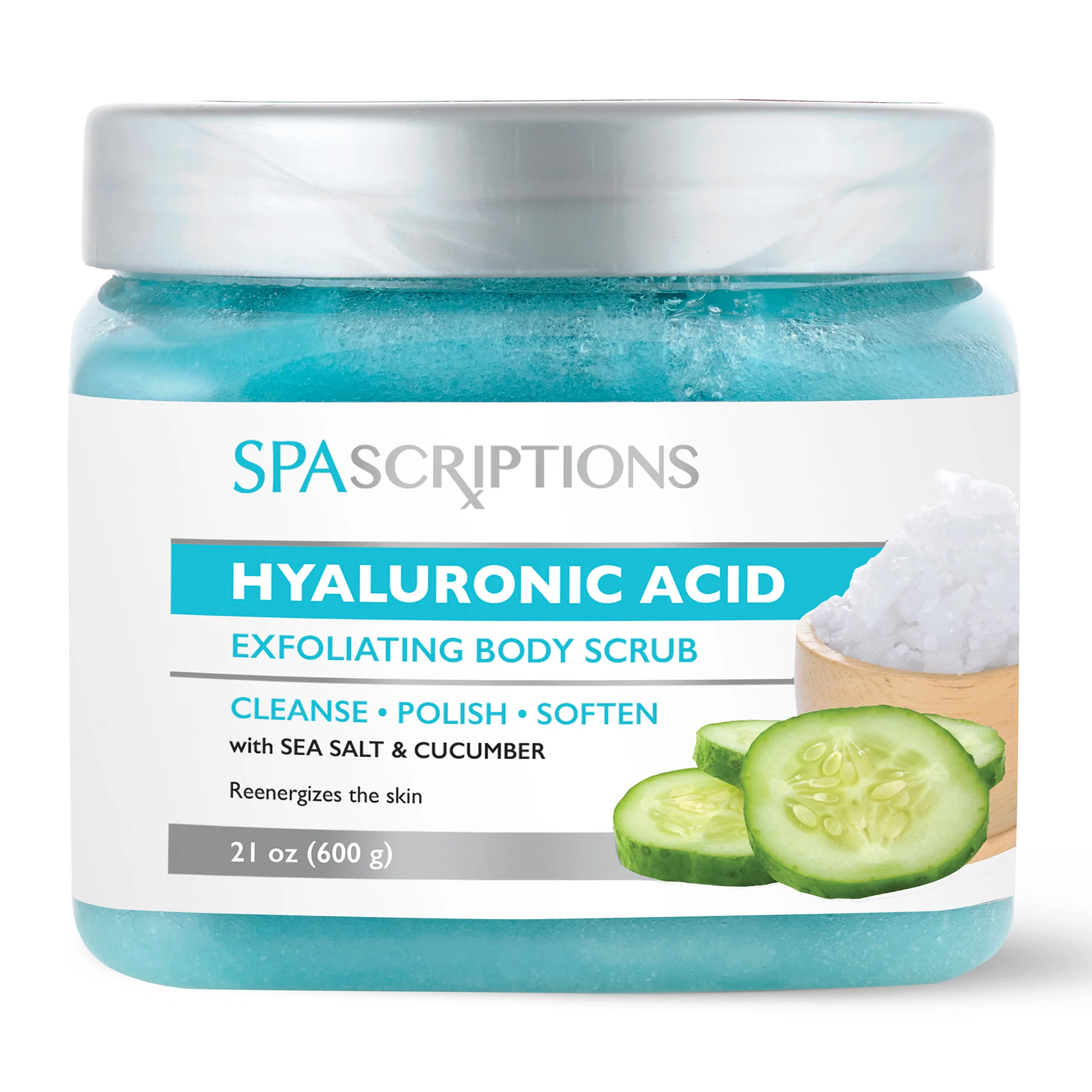 Spascription Hyaluronic Acid Exfoliating Body Scrub Bevy Beauty